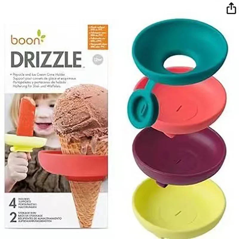 

Children's Popsicle ice cream holder prevents dirty hands