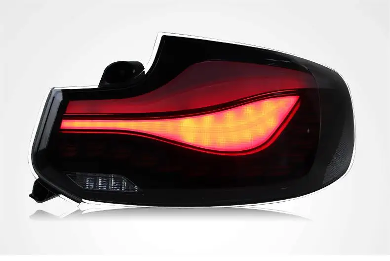 التنين مقياس نمط التوصيل والتشغيل الذيل مصباح كامل LED الضوء الخلفي تعديل لمبة خلفية ل BMer 2 سلسلة F22/F23 2014-2020 #4