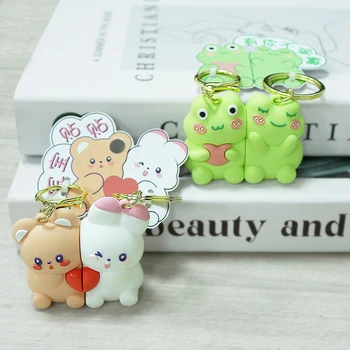 磁気キーホルダーペンダント,クリエイティブなバッグチャーム,漫画人形,バックパックアクセサリー,ギフト