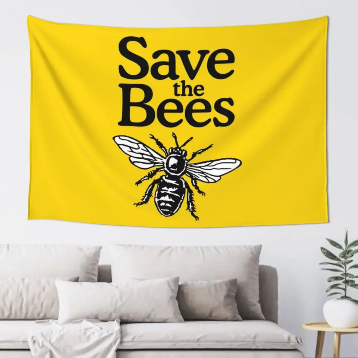 Save The Bees Beekeeper Quote Design Tapestry Wallpaper Bedroom Decoration For Rooms Wall Deco Bedroom Decorations Tapestry