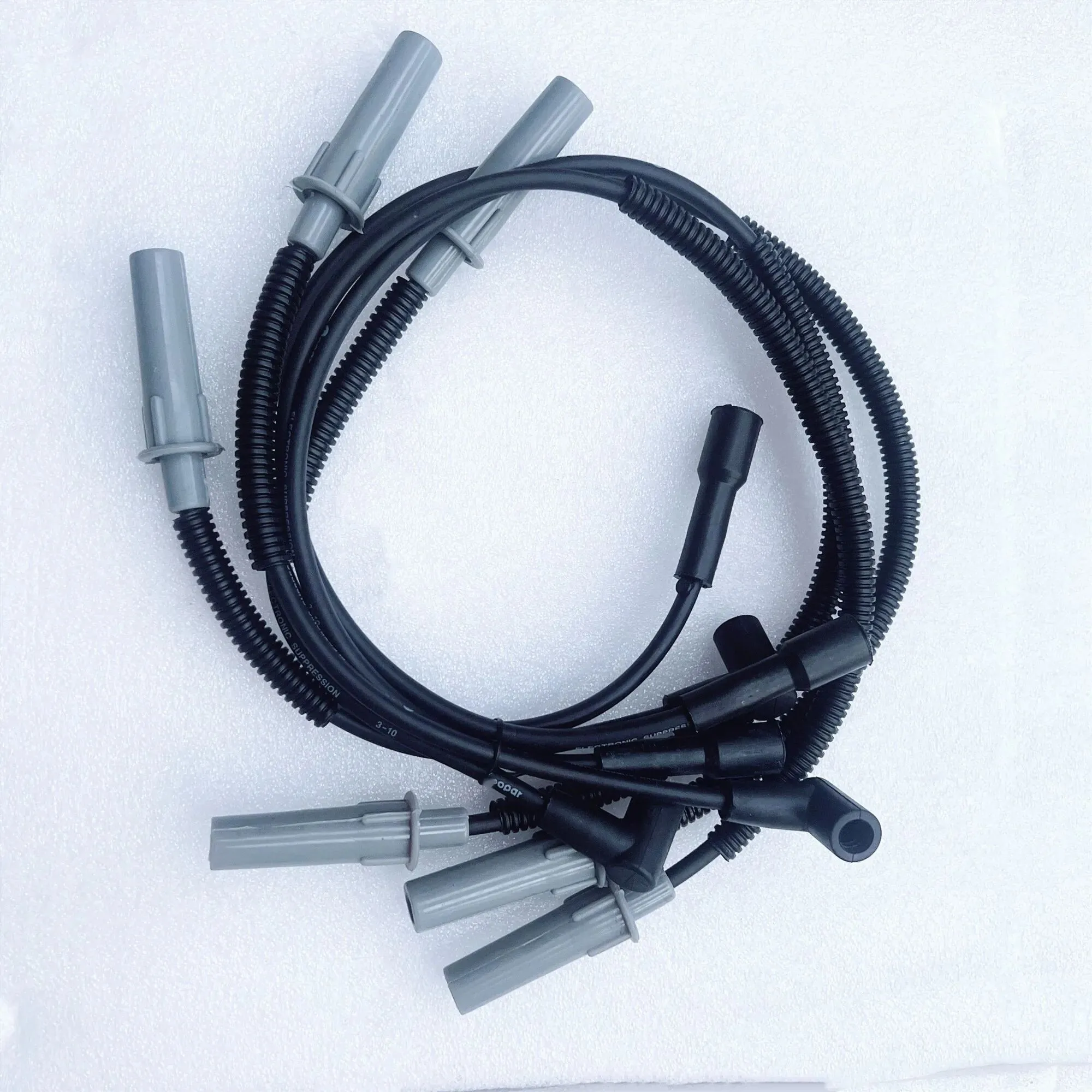 6PC/kit ignition Cable (Ignition Wire, Cylinder Dividing Wire) 68017712AC Suitable For: 3.8L Jeep Wrangler, 2007-2011