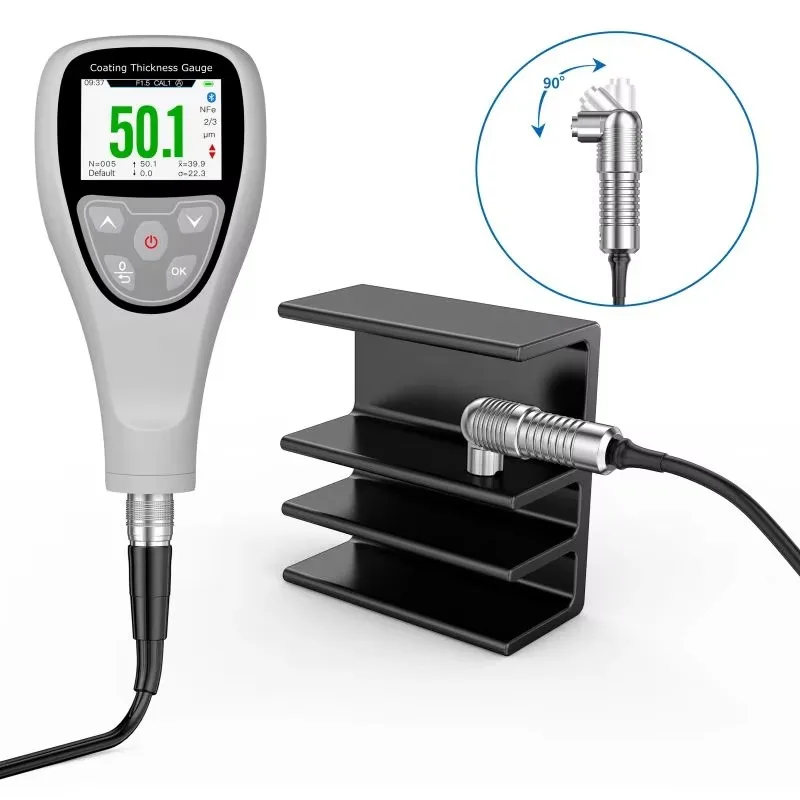 

LY-985FL1.5 Bluetooth Hot-Swappable Separate Probe High-Precision Coating Thickness Gauge with 0-90° Rotatable Probe