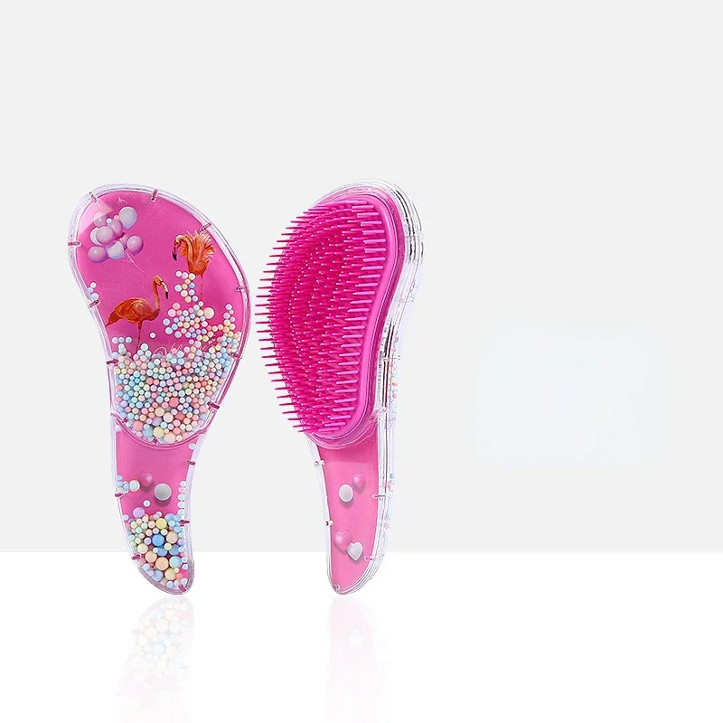 Star Magic Combs Antistatische Massage-Einhorn-Haarbürsten, Tangle Detangle Duschmassage-Haarbürste, speziell für Echthaar-Perücken – Detail 18