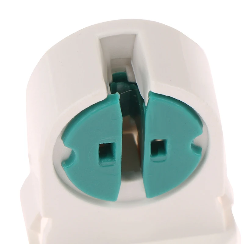 10Pcs T5 Light Holder G5 Base Non-Shunted Heat-Resistant Lamp Socket AC500V 2A For LED Fluorescent Light Tube Holder Lighting