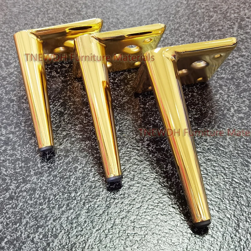 Golden legs for sofa/bed/ bedside table/cupboard/desk/stool/cabinet/chair/and various furniture/17CM Sofa legs/Bed leg/Desk legs