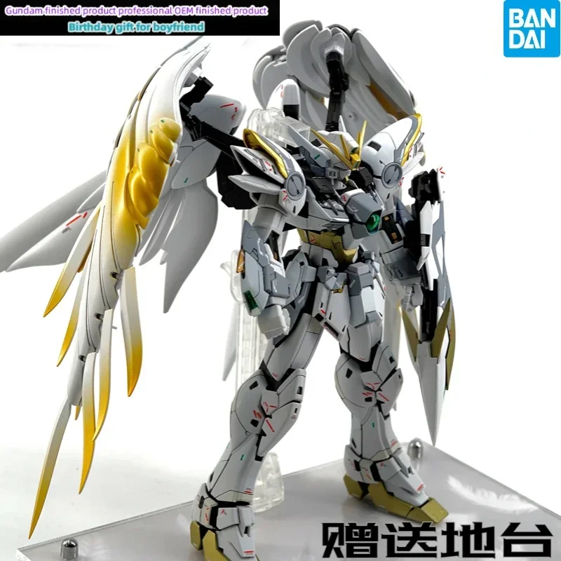 In Stock: Bandai MG Wing  Zero Custom EW VER. KA Card Edition  G D  Model Snow White Princess in Box