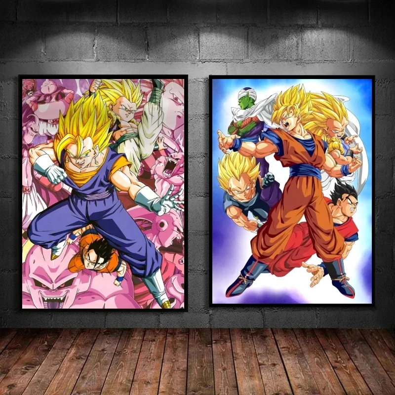 Canvas Wall Art Dragon Ball Kakarot Decor Gifts Poster Toys Classic Hanging Decorative Picture Prints and Prints Room Home