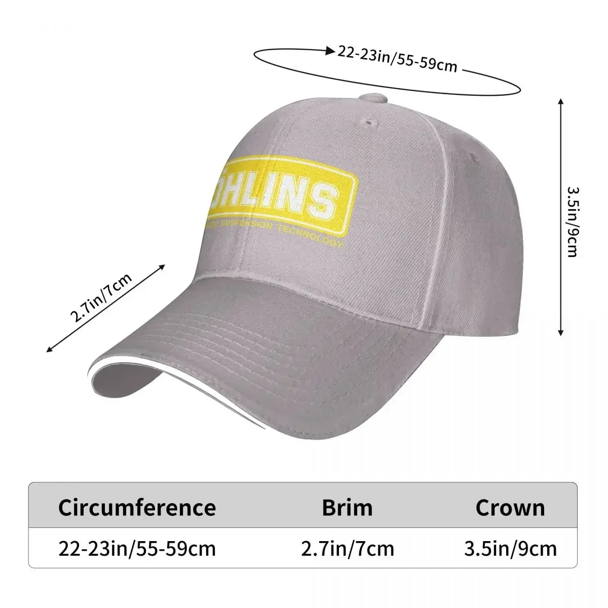 Ohlins Baseball Caps Snapback Fashion Baseball Hats Breathable Casual Outdoor Unisex Polychromatic Customizable