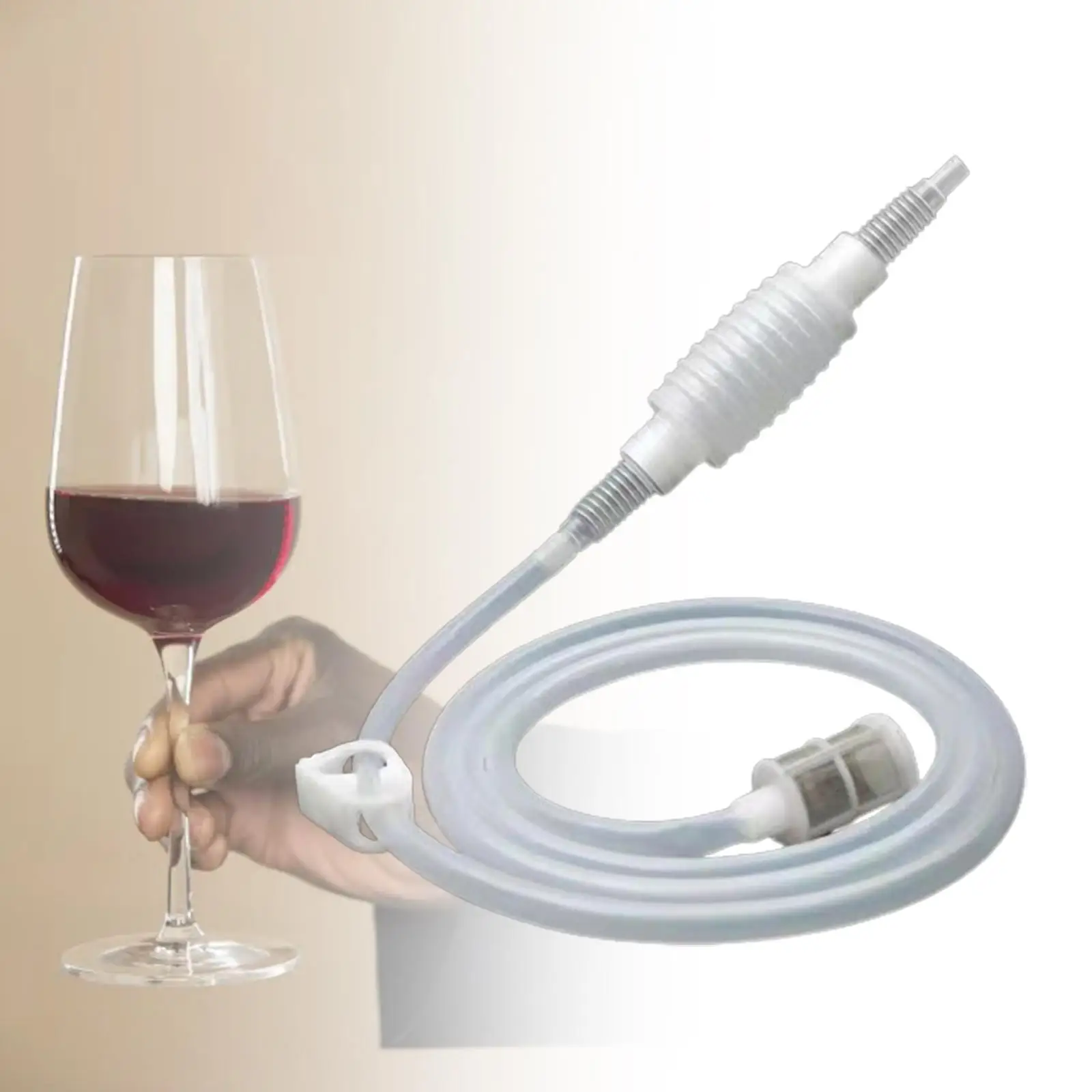 Beer Siphon Filter Wine Making Supplies 78.7inch Tube for Home Brew Oil