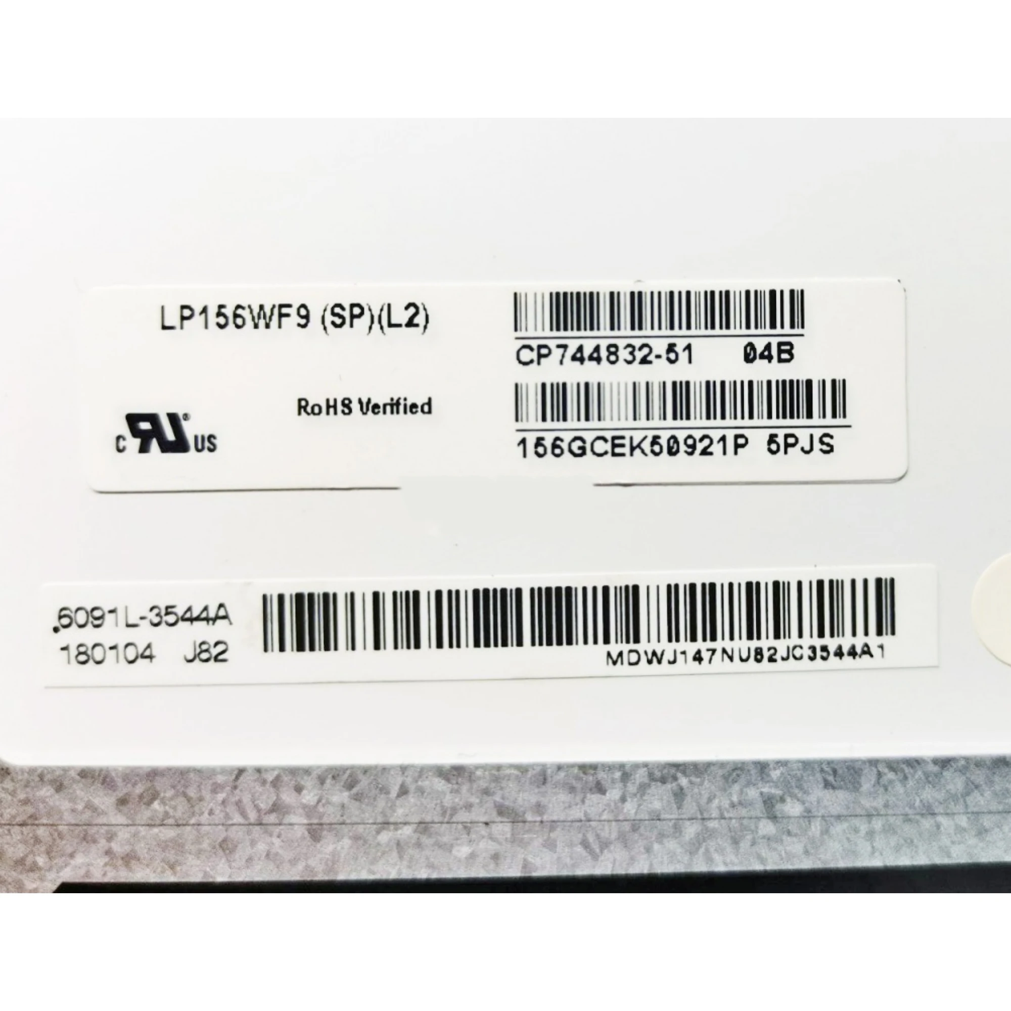 LP156WF9 SPL2 FHD 141PPI EDP 30pins Non-touch 60Hz 15.6 inch LCD Screen IPS Panel 1920x1080