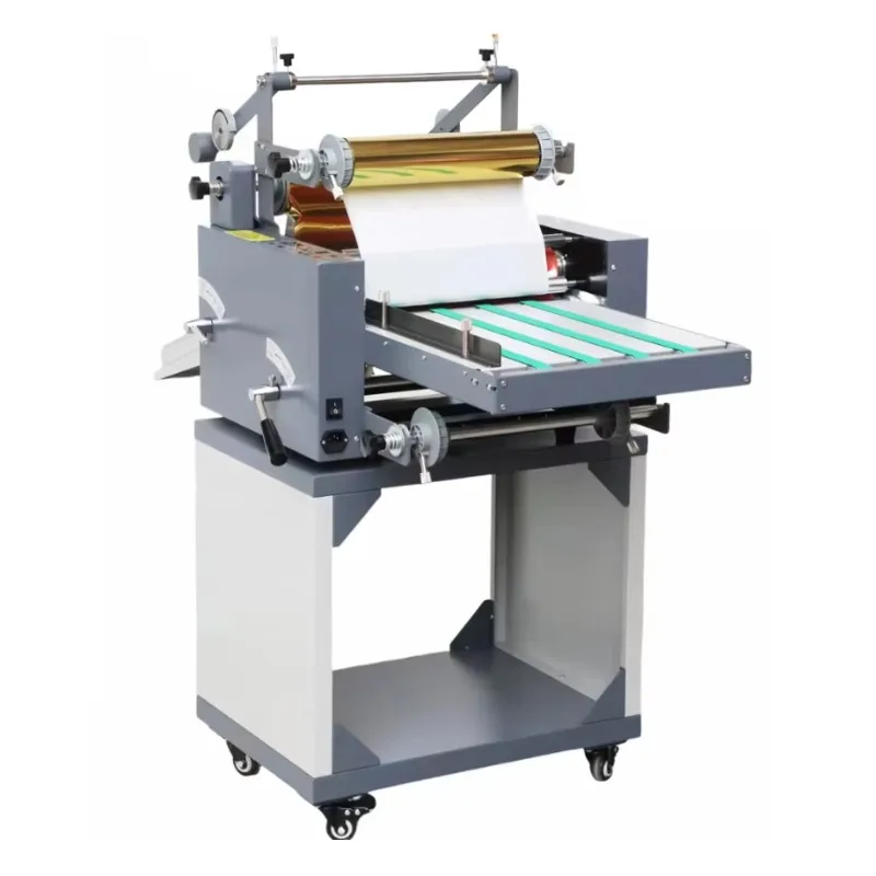 DG389 Hot and Cold  Double Sides Roll A3 Laminating Machine With Stamping Function