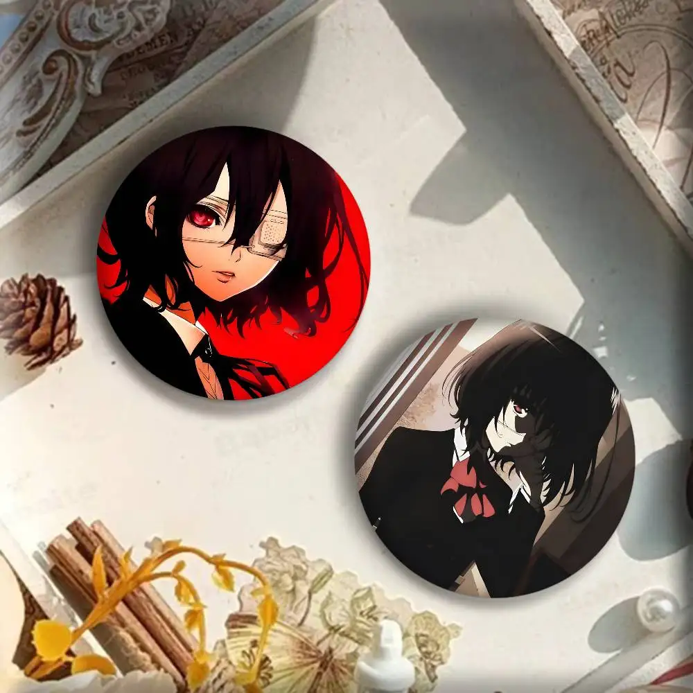 كارتون آخر أنيمي مانغا شارات مستديرة الكرتون بروش الملابس حقيبة الظهر الملحقات Lapelnd Laserh