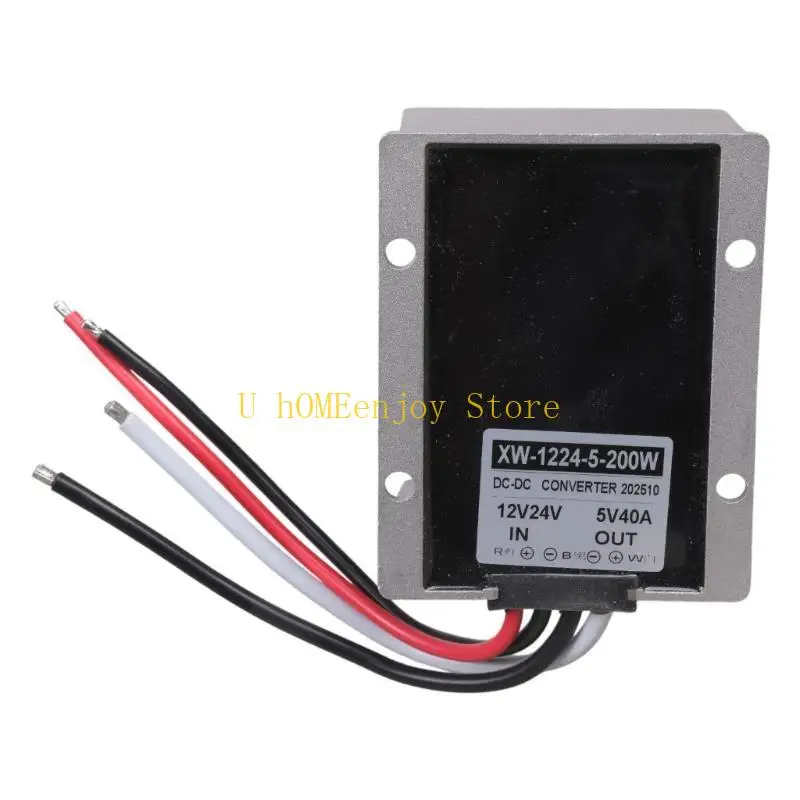 B0KF Reliable Converter 12V-24V to 5V Power Supply for Car Truck Vehicle