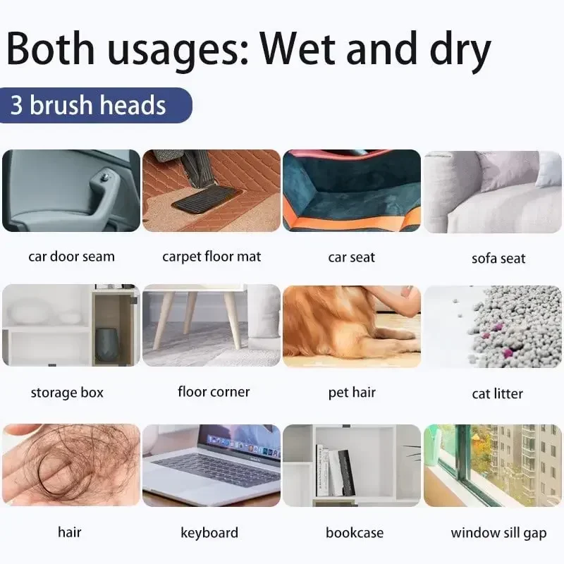 Household Car Mini Pet Hair Vacuum Cleaner Pet Hair Absorber Vacuum Cleaner Handheld 10000Pa Large Suction Car Vacuum Cleaner