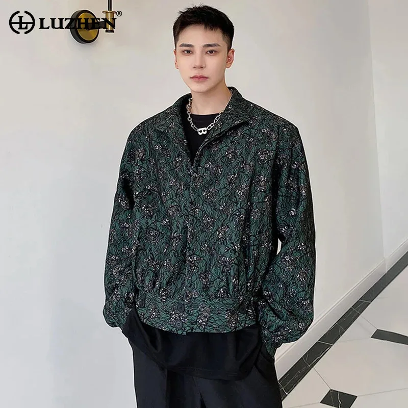 

LUZHEN 2025 Autumn New High Quality Elegant Male Clothes Original Casual Jacket Korean Handsome Temperament Men's Coat JY3720