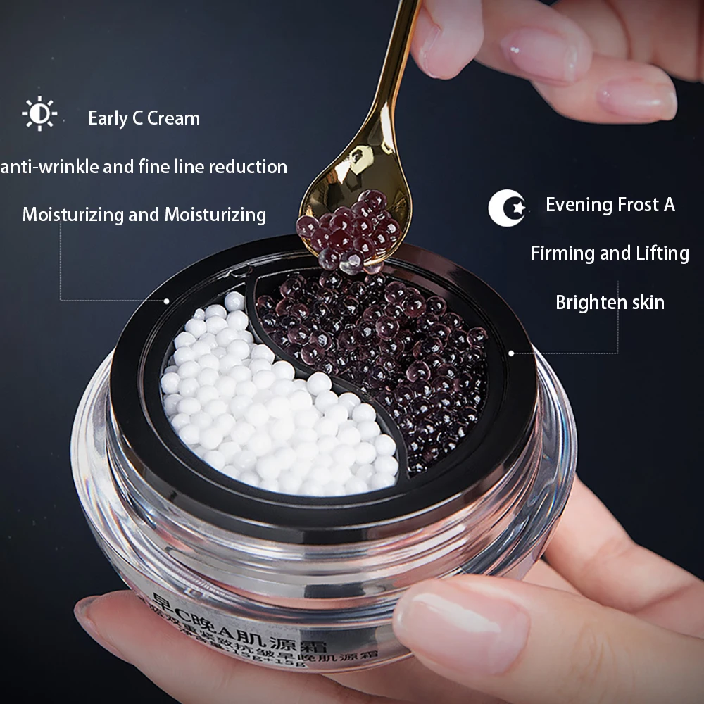 

Double Firming Lifting Morning And Evening Muscle Source Cream Facial Skin Care Moisturizing Smooth Nourishing Face Cream 30g