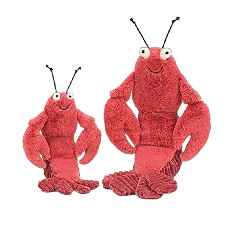 

New Larry Lobster Plush Toys Soft Animals Shrimp Stuffed Baby Dolls Cute Plush Lobster Toys for Baby Kids Children Funny Gift