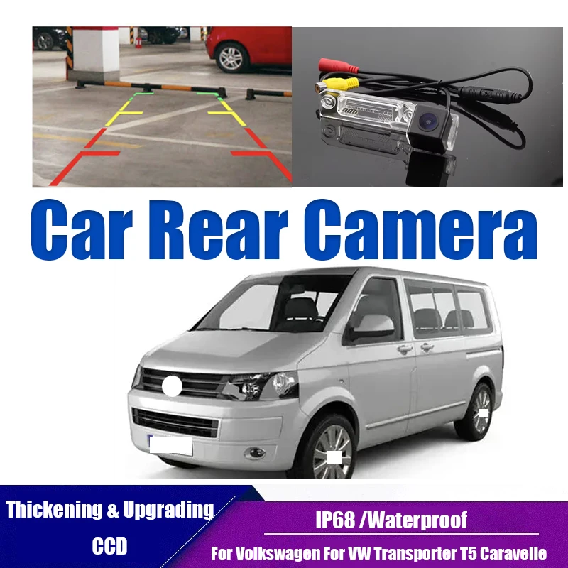 

Автомобильная камера заднего вида для Volkswagen для VW Transporter T5 Caravelle CCD Full HD камера ночного видения резервная парковочная камера