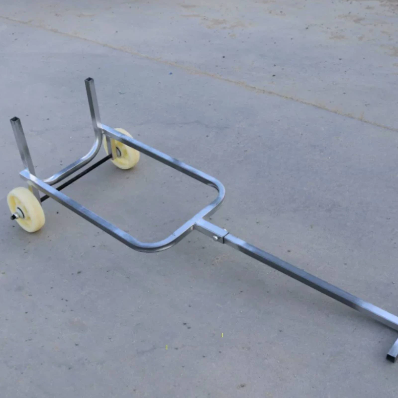 Gas Cylinder Hand Truck Push Bar Propane Cylinder Hand Truck Cylinder Dolly Two Wheels Material Handling Upright Posts