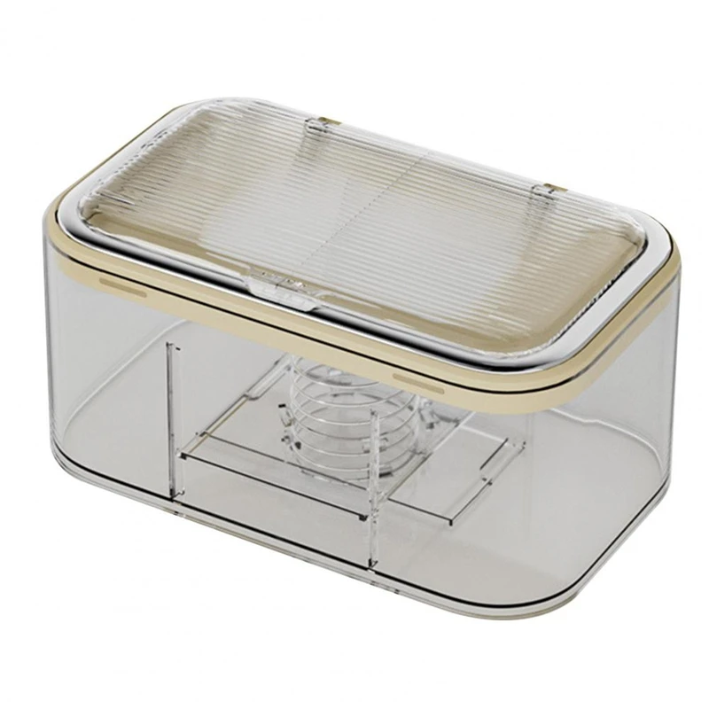 Wall-Mounted Wet Wipes Holder Wall Mounted Wet Wipes Dispenser Box With Capacity Easy Open Spring Plate Multifunctional image 6