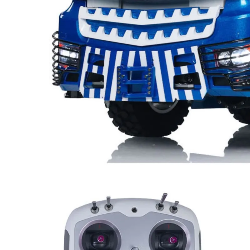 

1/14 LESU 8x8 3348 Hydraulic RC Dump Truck RTR Remote Control Roll Off Dumper Toucan RC Hobby Light Sound System RC Toys Model