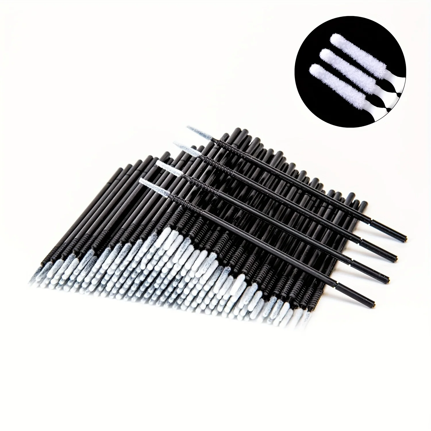 200PCS For Eyelash Extension Tools Disposable MicroBrush Eyelashes Extension Individual Lash Removing Swab Micro Brush