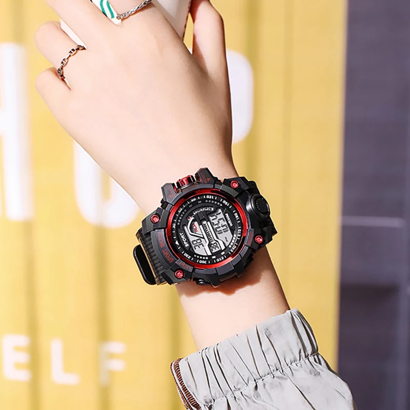 NEW Digital Watch for Man Luminous Alarm-clock Men's Sports Watches Multifunction Fitness Electronic Watch for kids Teen