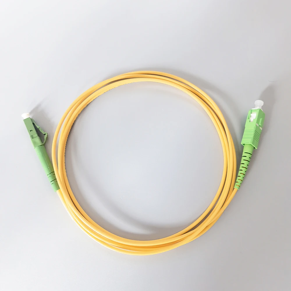 Fiber Optic Patch Cable SC/APC-LC/APC Single Mode Simplex Patch Cord 1.1M/1.5M/2M/3M/5M/7M/10M 2.0mm/3.0mm Optical Patch Cord