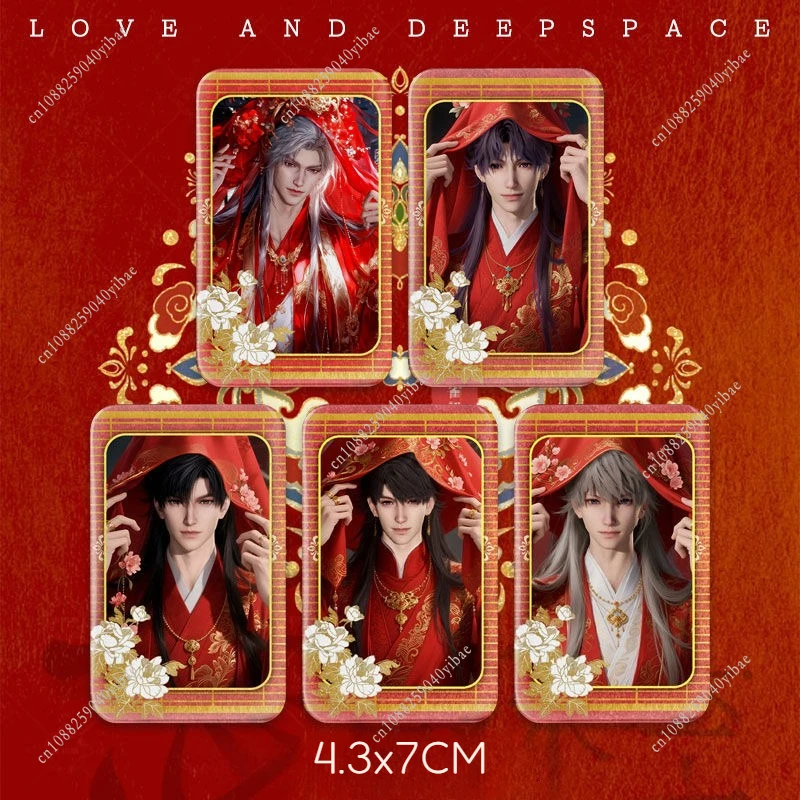 

Игра Love and Deepspace Sylus Rafayel Zayne Xavier Caleb аниме косплей древний китайский свадебный костюм 4,3x7 см квадратная брошь