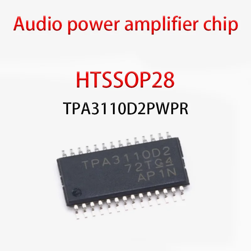 TPA3110D2PWPR TPA3110D2 SMT HTSSOP-28 audio power amplifier chip 5PCS