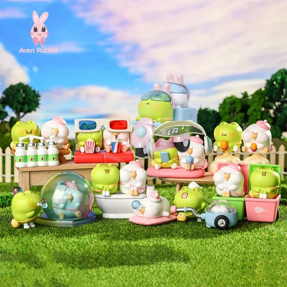 

Toby and Frog Friend Blind Box Toys Mystery Box Mistery Caja Misteriosa Caixa Surprise Anime Figure Kawaii Model Birthday Gift