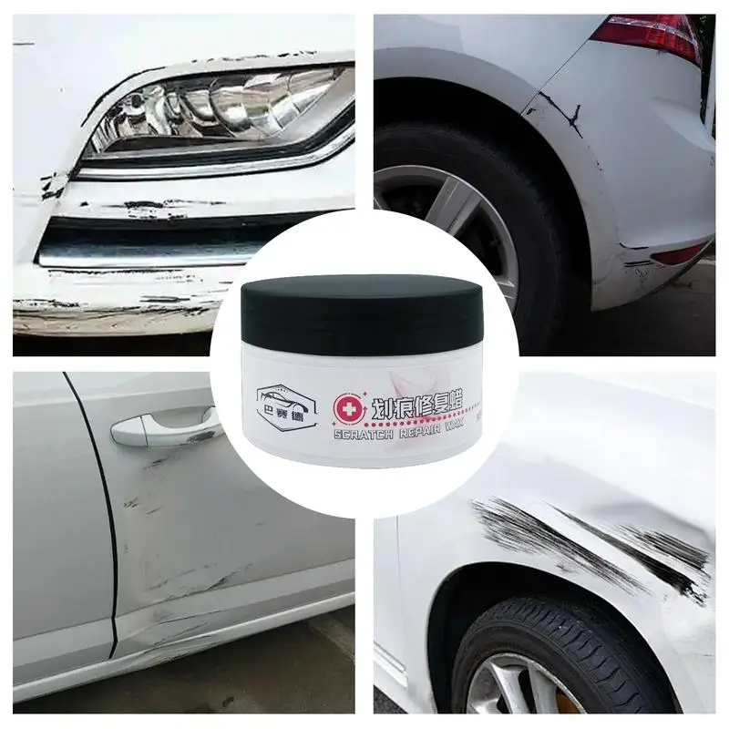 

Car Scratch Repair Wax 100g Polishing Car Paint Wax Scratch Remover Any Color Paint Car Body Light Scratches Repair Solution For