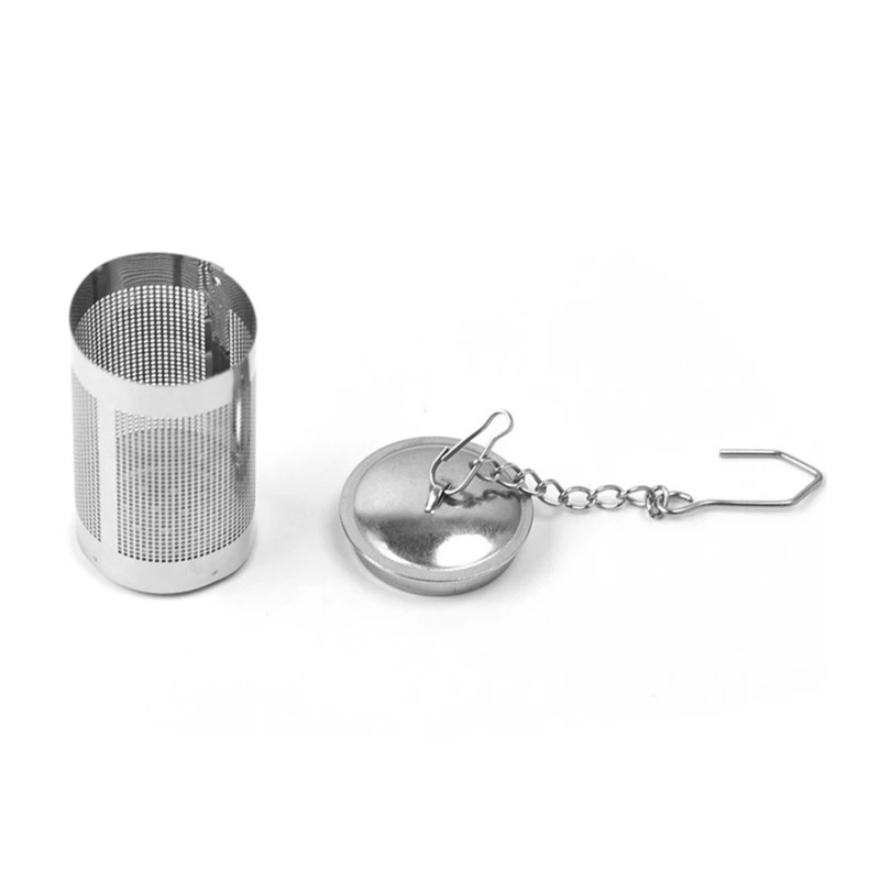 367A Tea Infuser Strainer Stainless Steel Cylindrical Loose Leaf Filter Multi Purpose Kitchen Household Tool