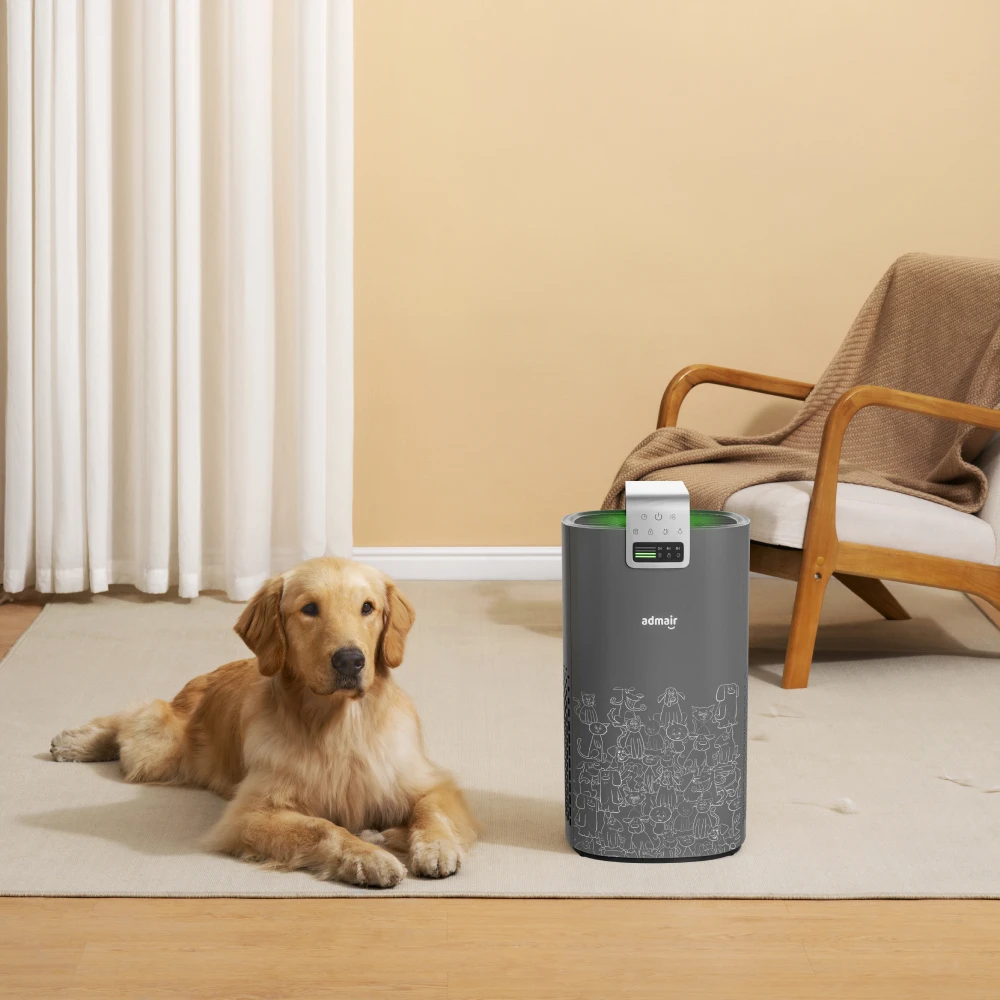 

Multifunctional Portable Dog Air Purifier HEPA Filter Room Sensor Breathing Air Aromatherapy Electric EU/US Options
