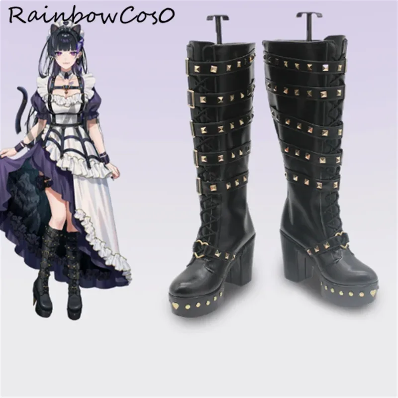 

Meloco Kyoran Nijisanji Virtual YouTuber VTuber Cosplay Shoes Boots Game Anime Halloween Christmas RainbowCos0 W4417