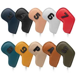 10 Stks/set Golf Ijzer Headcover 3-9,P,S, een Club Head Cover Borduren Aantal Case Sport Golf Training Apparatuur Accessoires