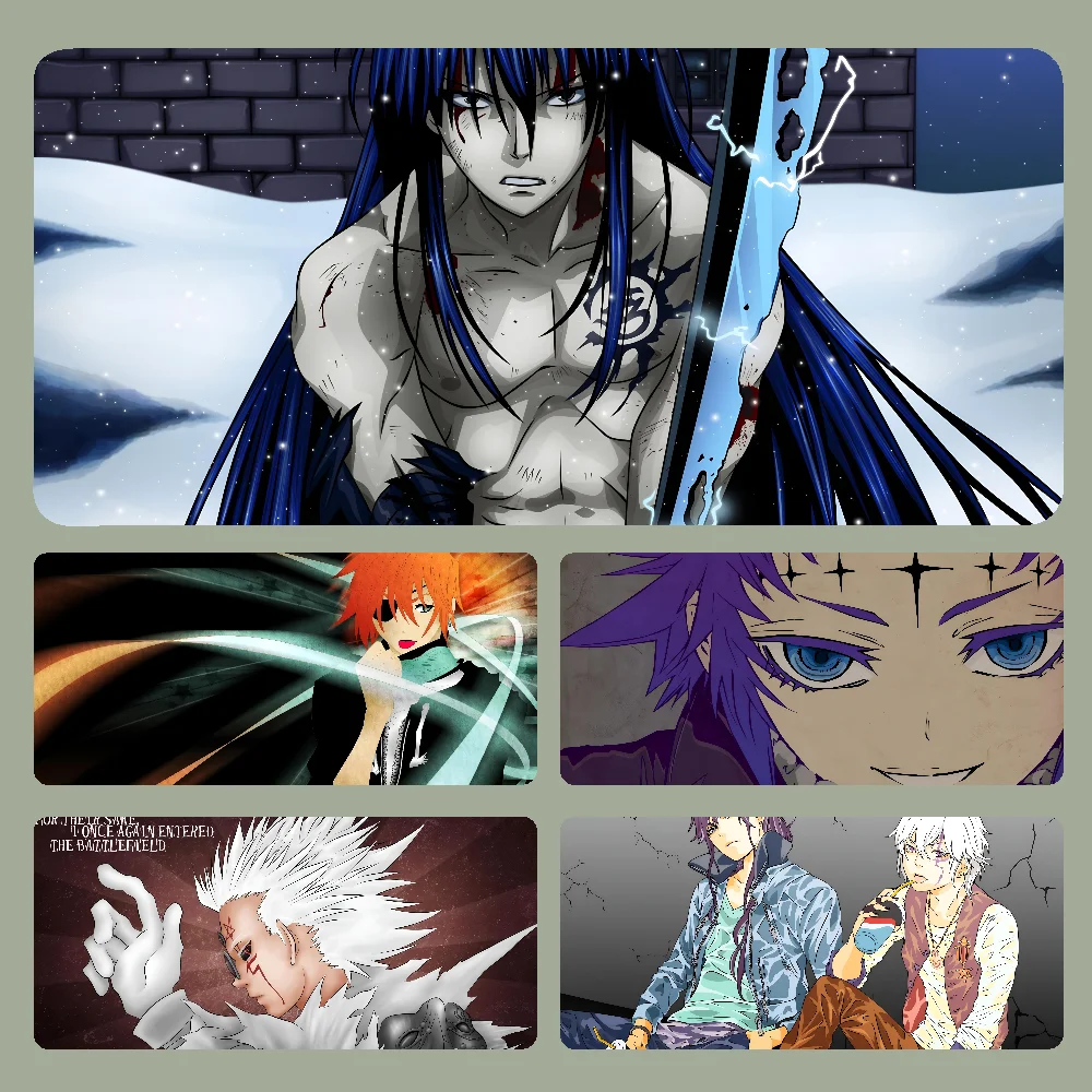 D.Gray-man Mousepad Large Computer Gaming Accessories MousePads Desk Mats Anti-slip Laptop Soft Mouse Pad