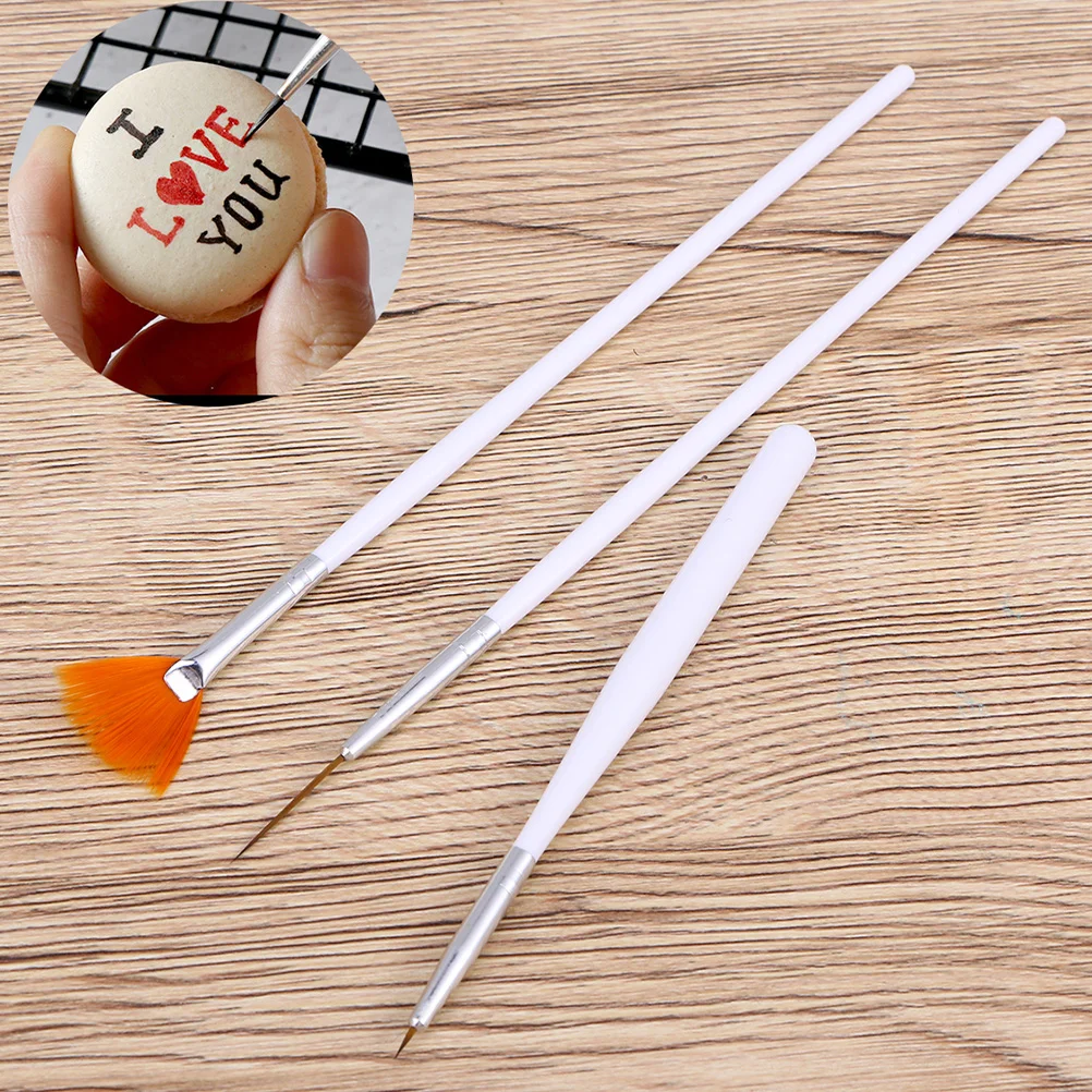 

30pcs Cake Decorating Tools Fondant Coloring Pens Sugar Craft Brushes White DIY Baking Supplies Kitchen Accessories