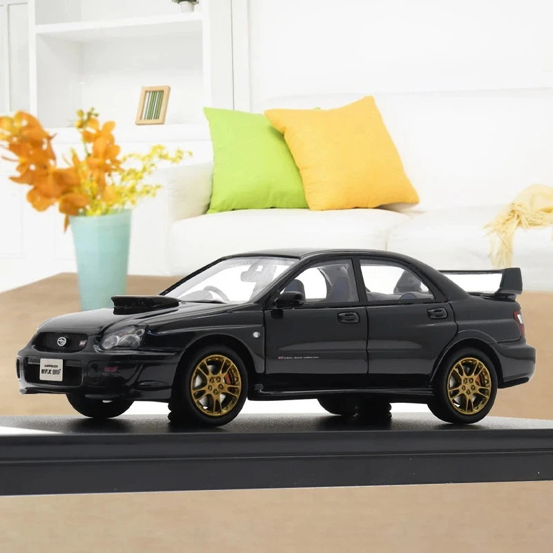 Resin 1/43 Scale Car Model IMPREZA WRX STi (2002) Style Refined Version Car Simulation Vehicles Collectible Decorate Toys