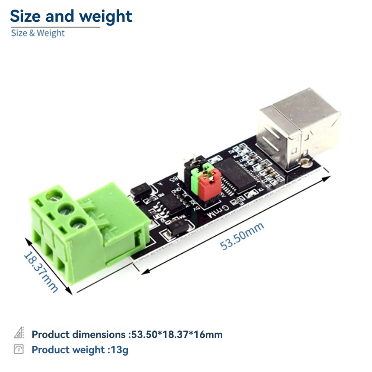 A45U FT232 Chip USB to TTL/RS485 Converter Dual Function USB to 485 Module
