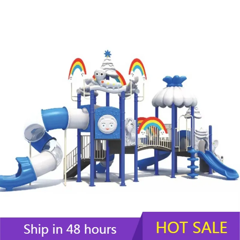 

YTYIN Most Popular Modern Nature Toddler Adventure Entertainment Plastic Outdoor Playground Slides Equipment