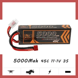 3S Battery 45C 11.1V 5000mah T XT60 Plug Rechargeable RC Lipo Battery Packs For RC FPV Drone Car Monster Truck Boat Helicopter