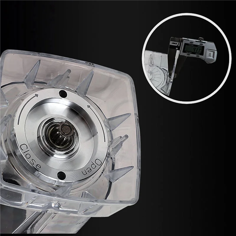 AB08-4X jarro de reposição para liquidificador peça de reposição transparente 2l capacidade liquidificador sobressalente compatível para liquidificador silver crest