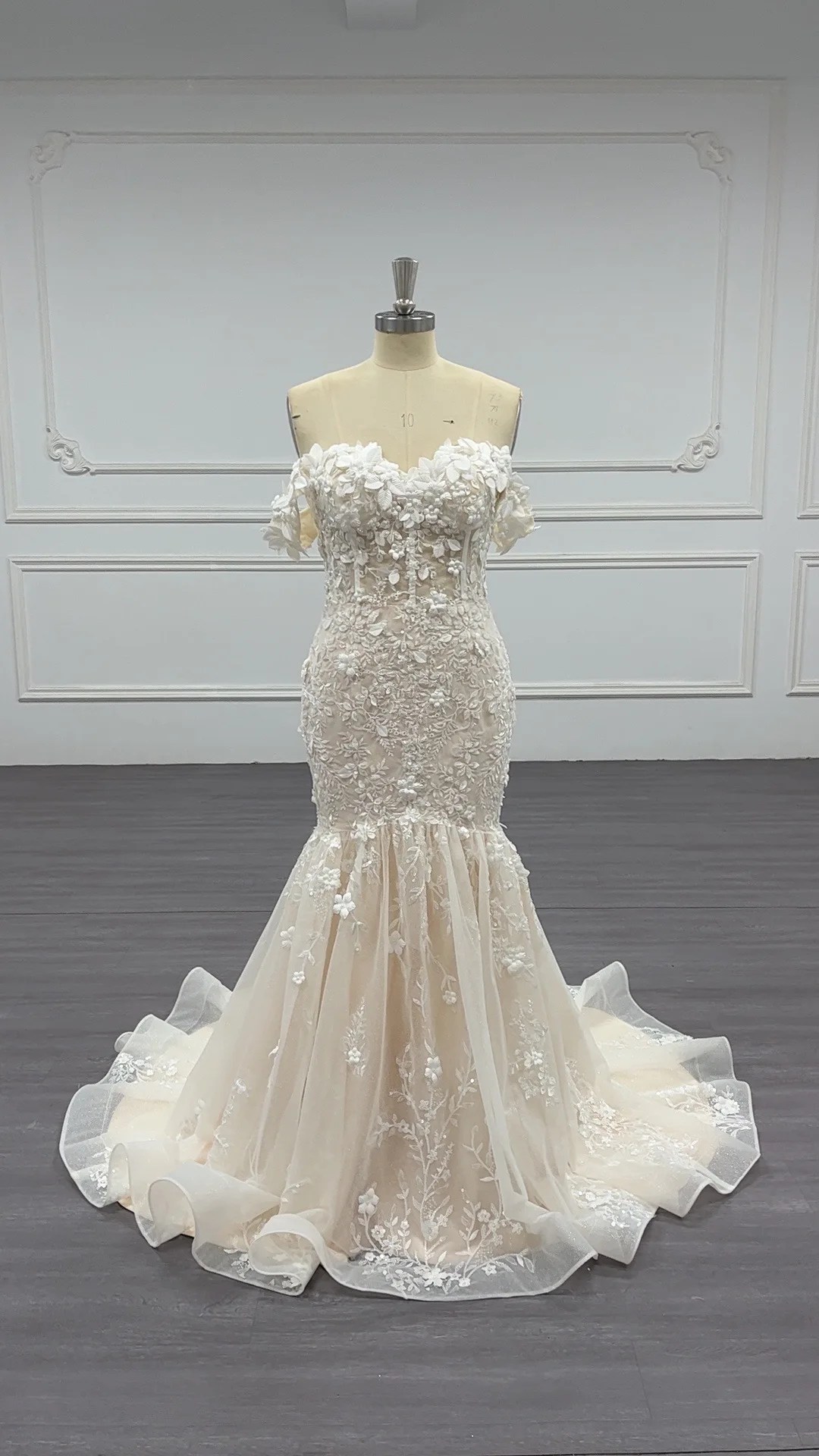 Robe de Mariée Personnalisée avec Coquelicot Lceland, Lien sur Mesure, Frais Supplémentaires, Contactez-nous Avant d'Acheter