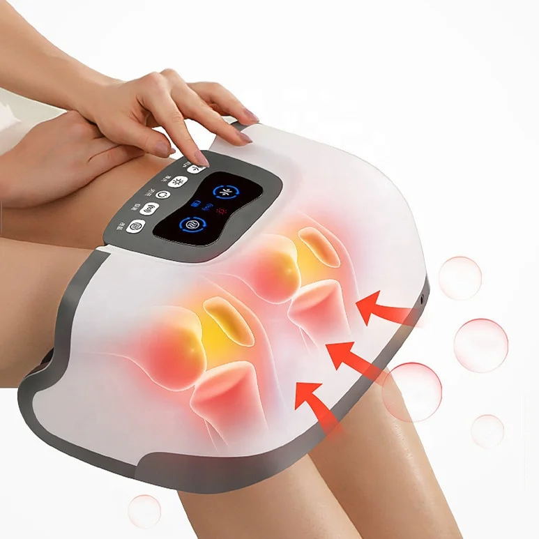 

Red-blue Light Physiotherapy Muscles Relaxation Pain Relief Vibration Heating Knee Massager Machine