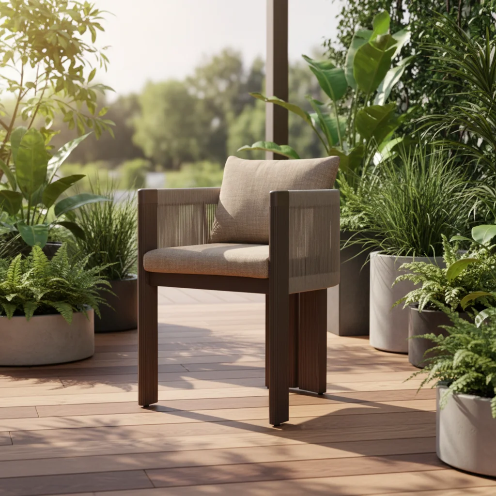 

#Comfortable Outdoor Patio Garden Restaurant Aluminum Dining Chair