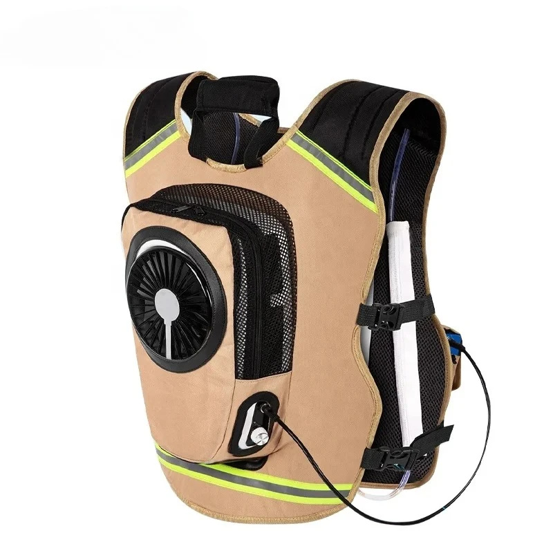 

Rechargeable Air Conditioning Vest Cooling Clothes for Hot Weather With Pockets Jacket for Working in the Heat