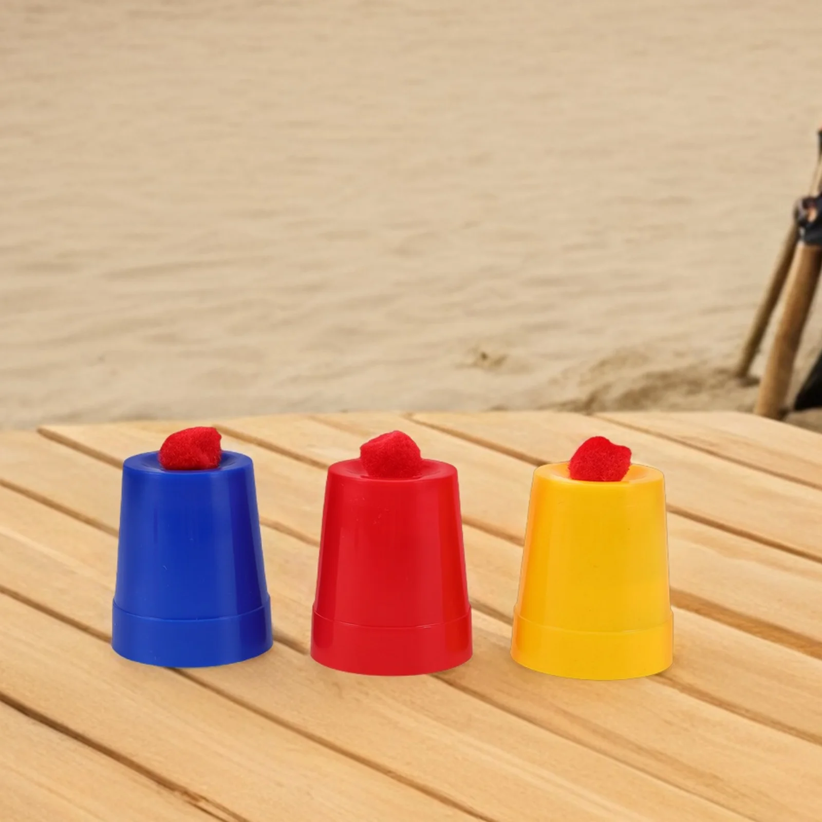 

10 Sets Props Cups and Balls for Beginners Trick Magician Accessories Party Tools