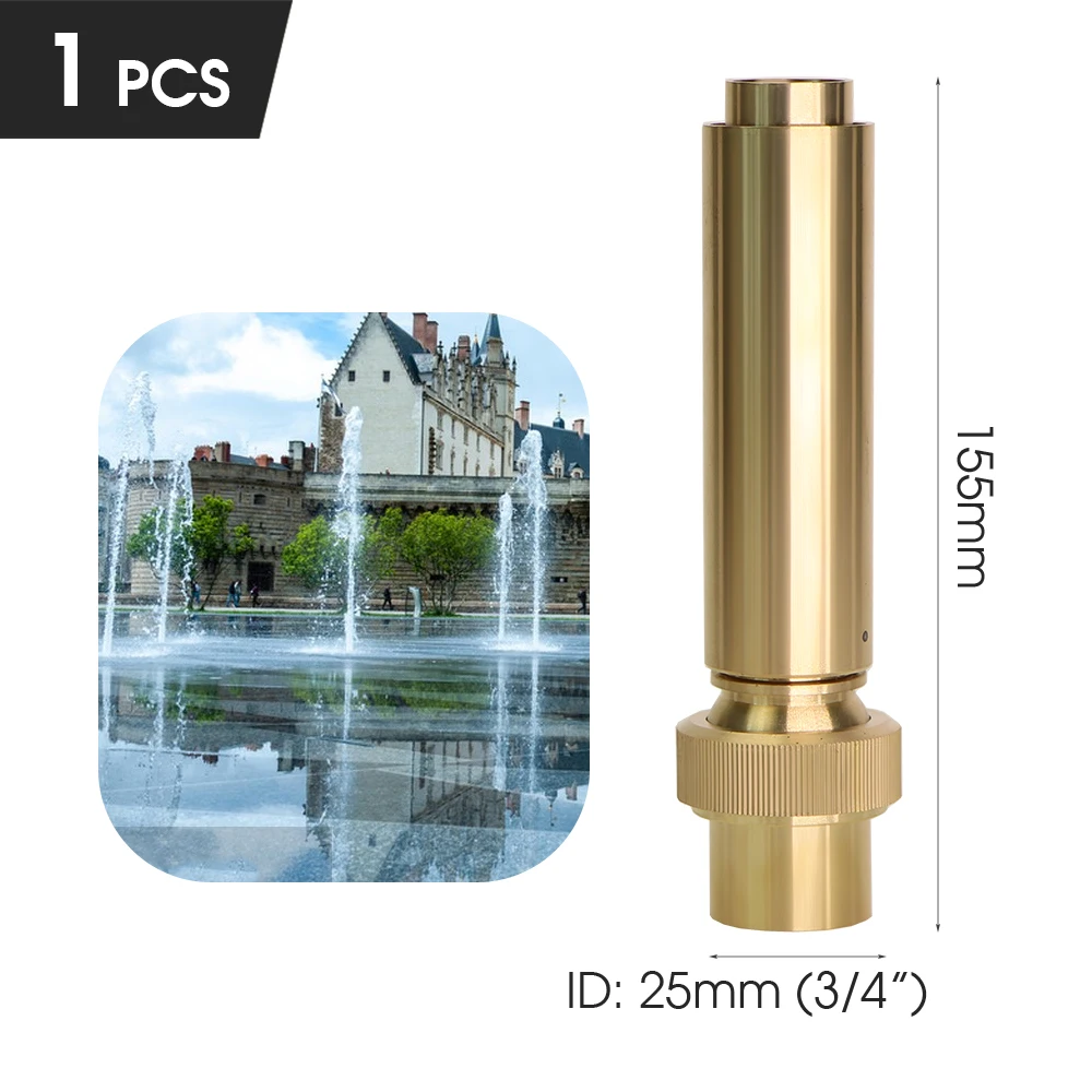 Muciakie 15 Soorten Fonteinsproeiers Messing Sprinklers Tuin Vijver Draaiende Koperen Nozzles Hoofd Voor Outdoor Park Water Ornamenten