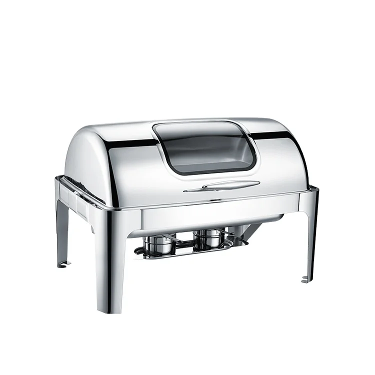 

Restaurant Kitchen Equipment: Water Bath Pot, Liquid Holding Pan Fuel, Buffet Roll-Top Holding Cabinet